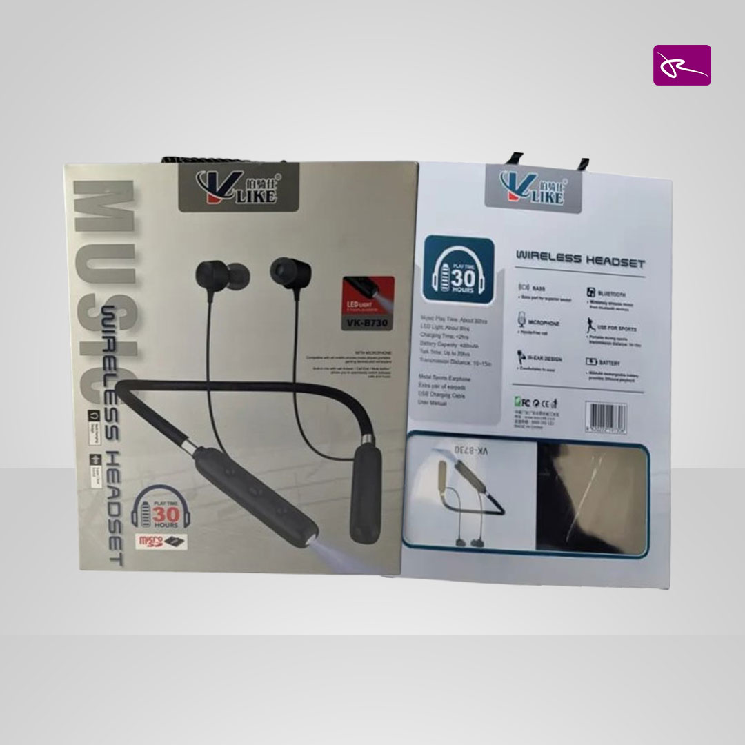BK-Like Bluetooth Neckband headphone VK-B730