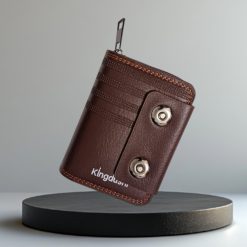 Card Holder double-button Full Zipper Security Wallet