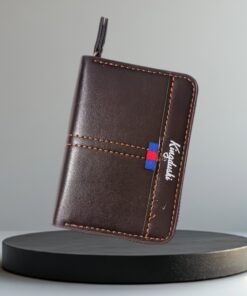 Credit Card Holder Full Zipper Security Wallet for Men