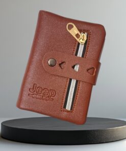 Button and Zipper wallet