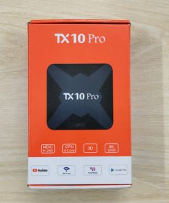 Smart TV with streaming options displayed.