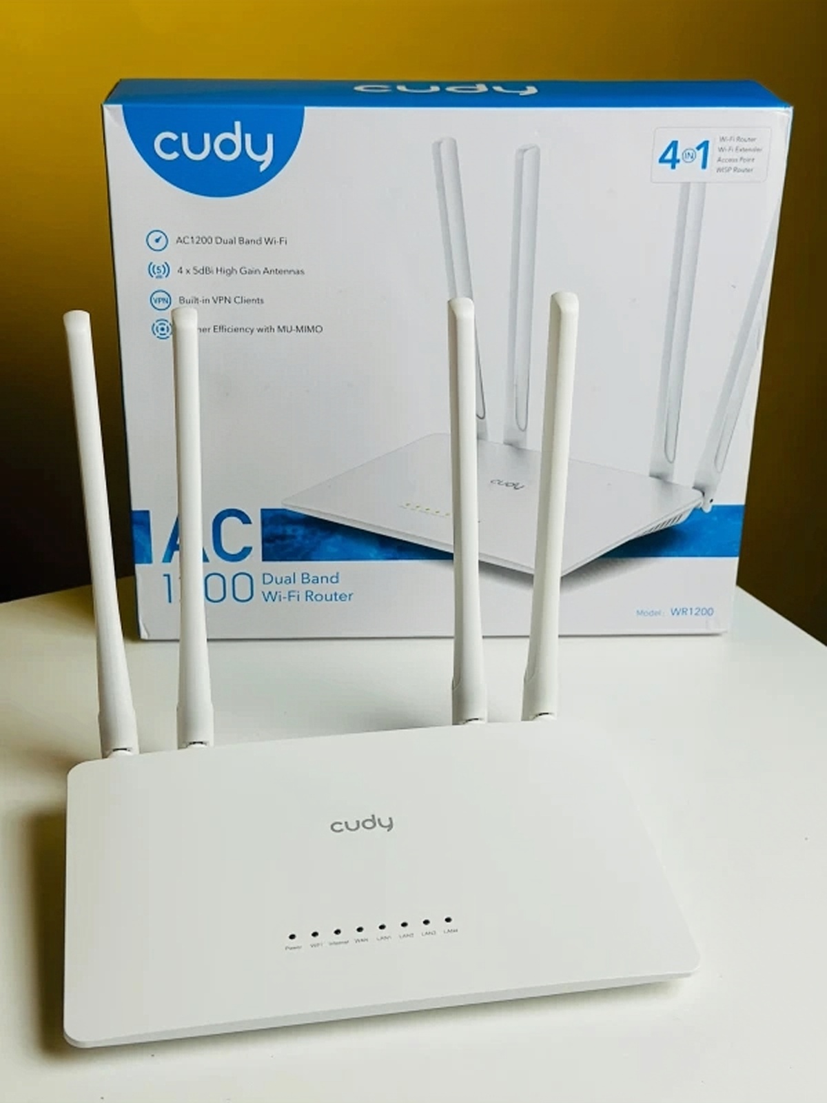Cudy WR1200 AC1200 Dual Band Smart Wi-Fi Router